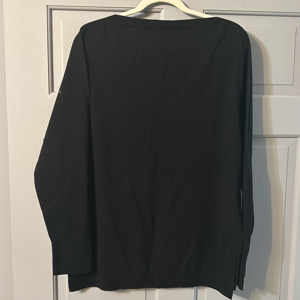 J Crew Black Long Sleeve Sweater - Picture 3 of 4